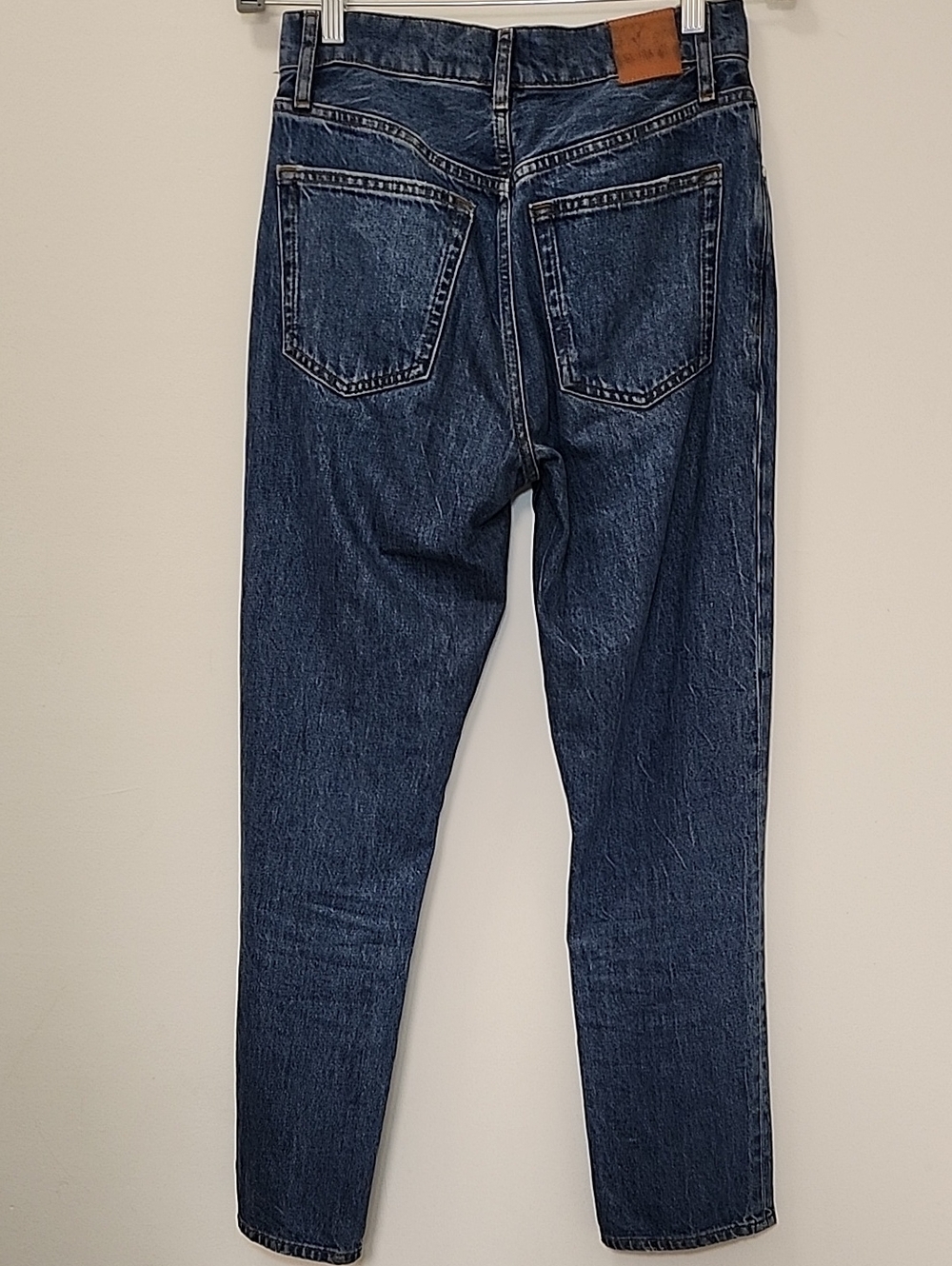Anine Bing Women's Benson Jeans Marine Blue Straight Leg Size 26 - Picture 12 of 16